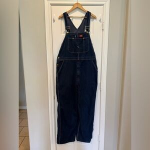 Vtg Dickies Jean Dungarees Sz 40x31 Overalls Workwear Coveralls Distressed Farm